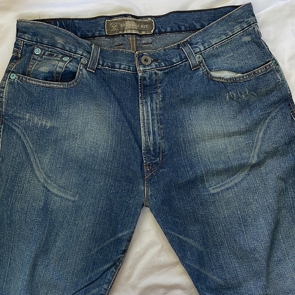 Lot of 2 mens 38x32 Arizona denim pants - Picture 2 of 9